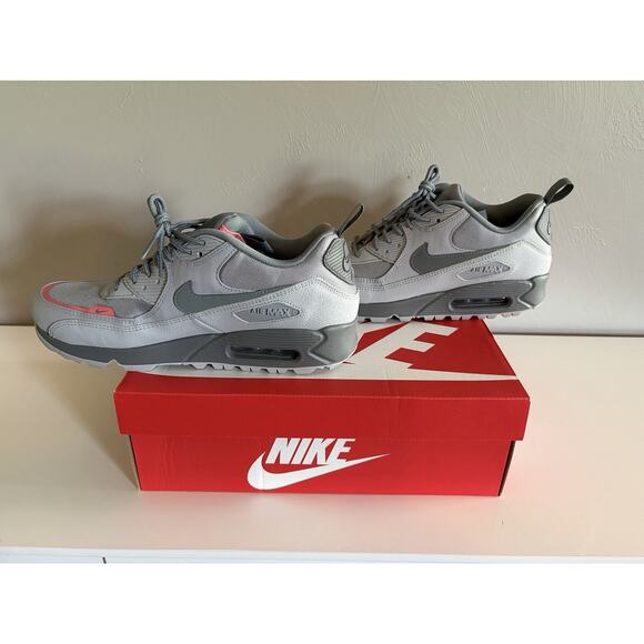 Nike Air Max 90 Surplus Cordura Wolf Grey Pink W/Box DC9389-001 Mens 9.5 (0013) main image 10